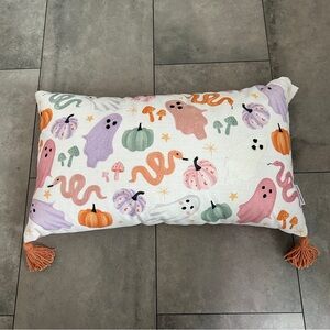 NEW Cupcakes and cashmere halloween ghost pumpkin pink decorative pillow